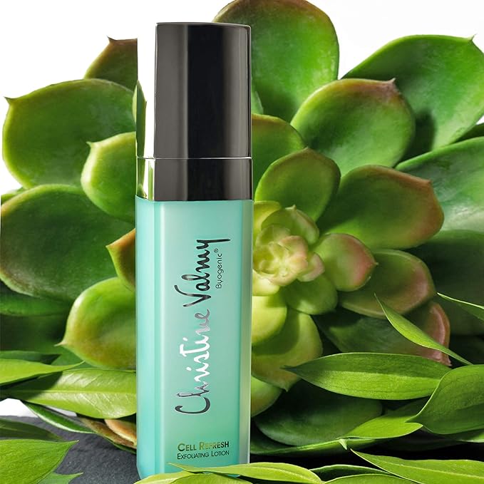 Christine Valmy Cell Refresh Hydrating Nourishing AHA Exfoliation Lotion, 1.69 Ounce