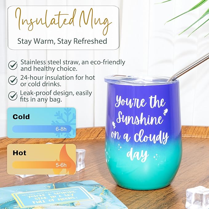 Self Care Gift Set for Women - With Bracelet, Spa Goods, Eye Mask, Blanket, Cup, Hair Tie, Socks, Mirror & Card - Unique Wellness, Birthday Gift Care Package - Get well soon gift baskets for women