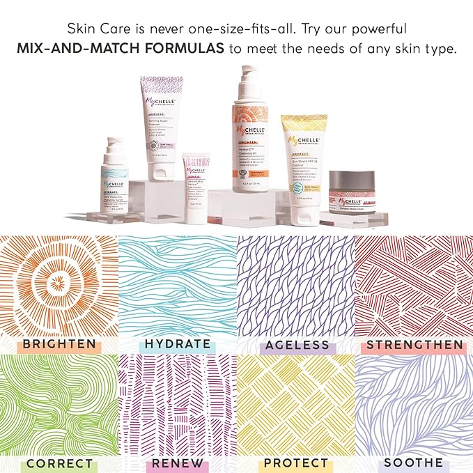 MyCHELLE Deep Repair Cream - Hydrating Face Moisturizer with Kombucha Tea and Vitamin B for Dry Skin