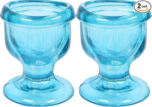 Glass Eye Wash Cup with Engineering Design to Fit Eyes for Effective Cleansing Superior, Smooth Edge,Snug Fit- with Storage Container Soothing Relief from Allergens, Irritants, Makeup, Dust, Dry Eyes