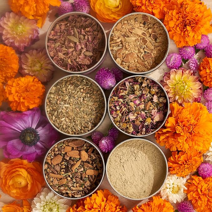 Divya's Detox Tea, Ayurvedic Herbal Tea with Gentle Cleansing Herbs, Helps with Digestion, and More, Caffeine Free, Organic, Non-GMO, Ayurvedic, Loose Leaf Tea