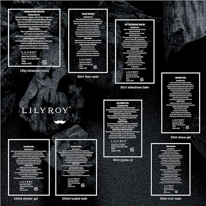 Father's Day Bath & Beard Gift for Men - 12-Piece Men’s Beard & Body Care Gift Set, Luxury Grooming Kit with Beard Wash | Christmas, Birthday Gifts for Him, All Occasion for Dad, Boyfriend, Husband