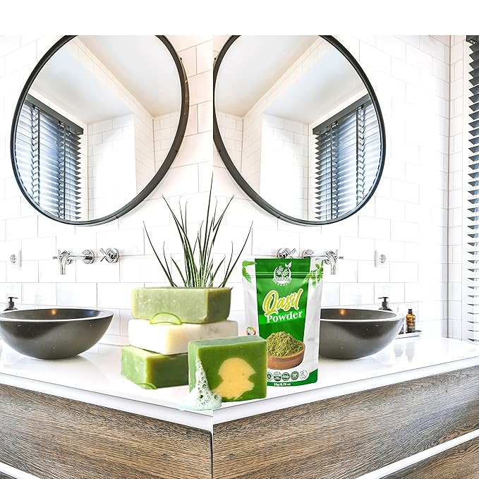 Jaunty Qasil Powder 30 grams - Authentic African | Plant Based Mask | Deep Cleansing | Beauty Secret | Ethically Sourced from Somalia All Skin Types