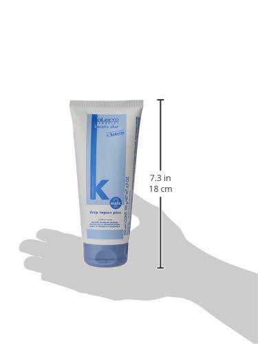 SALERM - Hydrating Hair Mask - Deep Impact Plus - 200 ml - Deep Hair Hydration - For Use After Keratin Shot + Keramix Treatment - Smooth and Straight Hair