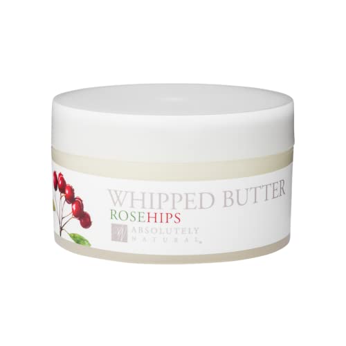 Rose Hips Whipped Body Butter 5oz with Nourishing Shea Butter and Coconut Oil Paraben Free Vegan Made in USA