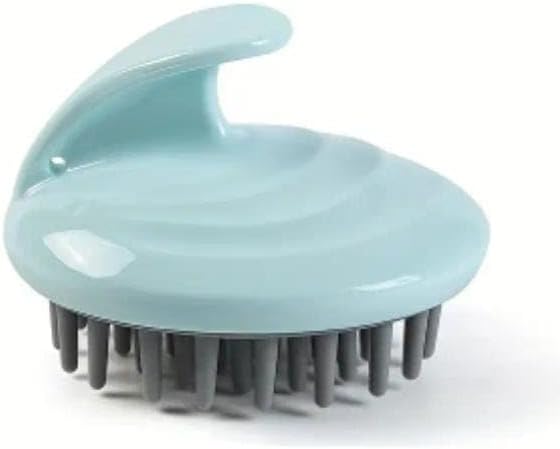 Silicone Scalp Massager Brush: Gentle and Convenient Hair Cleaning, Exfoliating, and Scalp Massage Tool with Soft Silicone Handle – Suitable for All Ages, Wet and Dry Hair, Perfect for Hair Salons