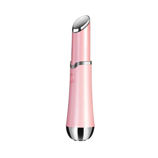 Ideal Swan Eye Massager Wand - Chargeable Facial Massager for Dark Circles, Eye Bags, Puffiness Under Eyes (Pink)
