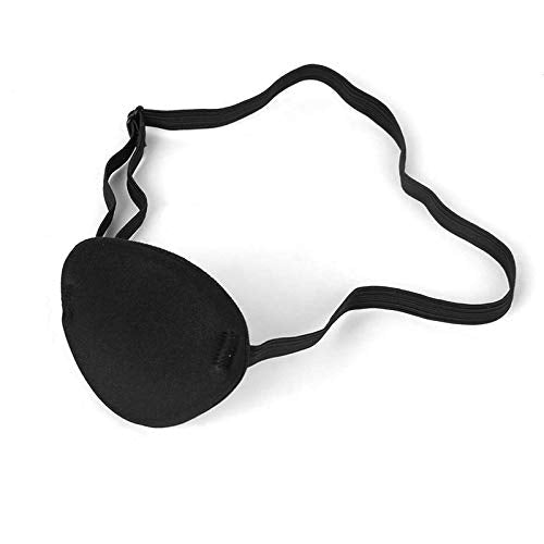 SUWOW Eye Patches Pirate Mask Eyepatch for Lazy Eye Black Eye Patch for Glasses Medical Eye Patches for Adults Kids Children for Halloween Christmas Cosplay Pirate Theme Costume