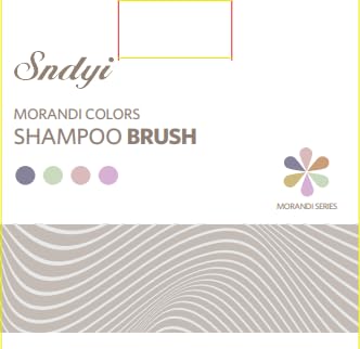 Sndyi Silicone Scalp Massager Shampoo Brush, Hair Scrubber with Soft Silicone Bristles, Scalp Scrubber/Exfoliator for Dandruff Removal, Wet Dry Scalp Brush for Hair Growth & Scalp Care, Khaki