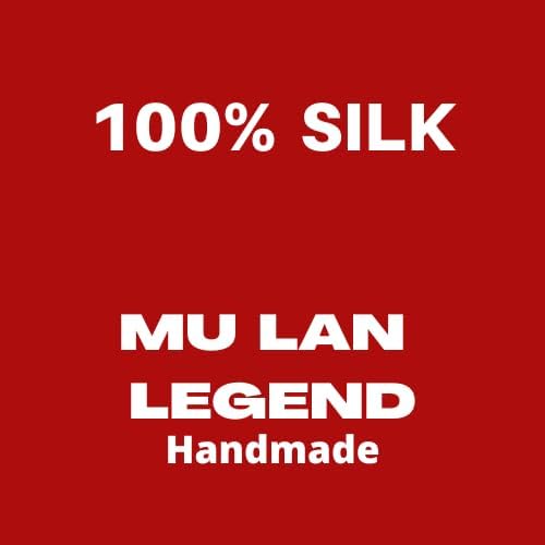 Mu LAN Legend Handmade Embossed Silk Exfoliation Mitt Polish Scrub (Pink Red Rose)