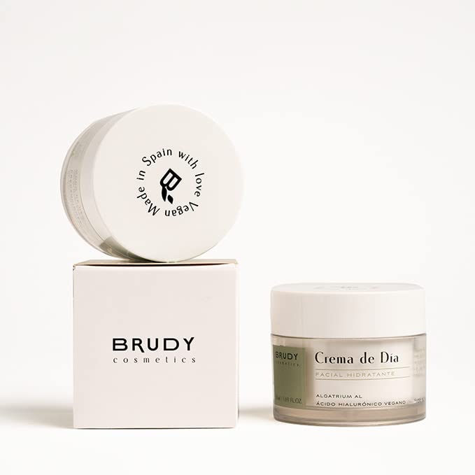 COSMETICS - Moisturising Face Cream with Hyaluronic Acid and DHA. Anti-Wrinkle Day Cream, Combats Skin Blemishes and Ageing. Natural, Vegan and Cruelty Free Cosmetics. 50 ml