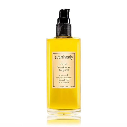 evanhealy Neroli Frankincense Body Oil | Organic Body Care with Silky Blend of Plant Oils to Soften & Moisturize All Skin | Frankincense Oil for Face