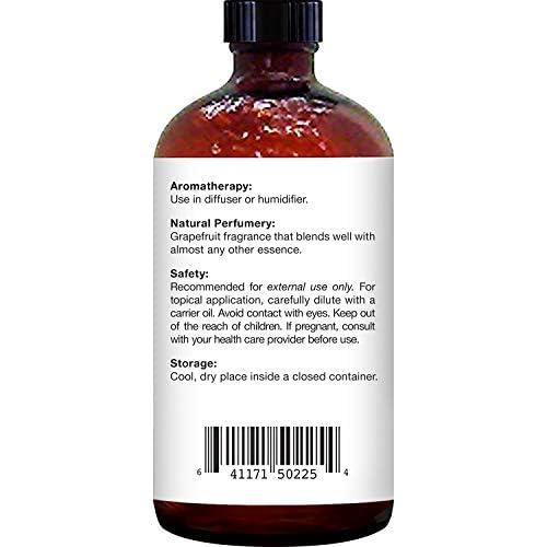 MAJESTIC PURE Grapefruit Essential Oil | 100% Pure and Natural Grapefruit Oil | Premium Grade Essential Oils for Hair Care, Home Diffusers, Skin, Aromatherapy, Massage and Humidifiers | 4 Fl Oz