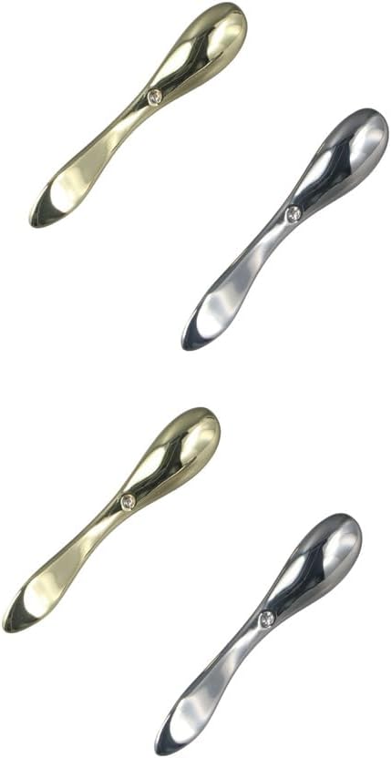 Leadigol 4PCS Eye Cream Applicator,Mini Eye Beauty Apparatus Rolling Massage Stick Cream Mixing Spatula Eye Massager