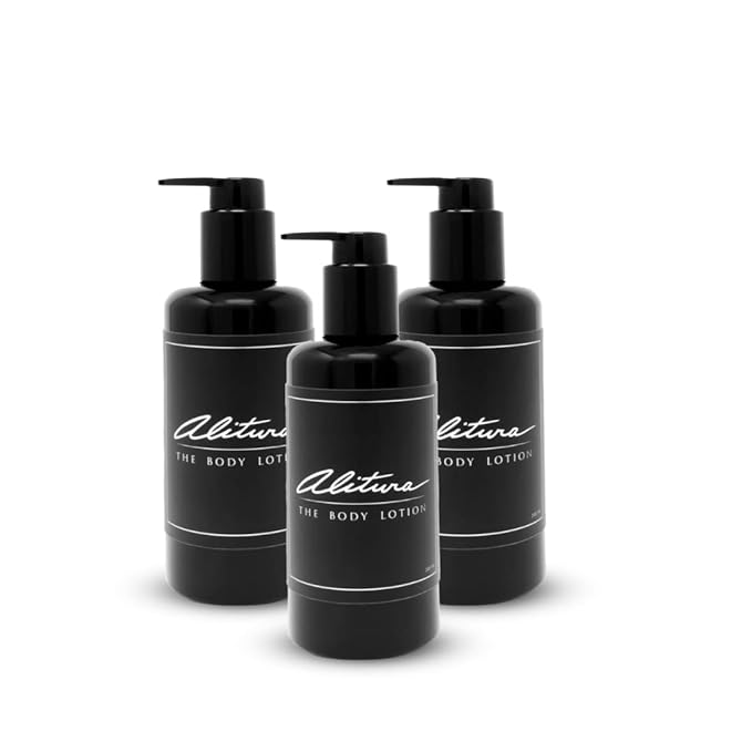 Alitura 3-PK Naturals Body Lotion. A Rich, Healing, Anti-Aging Daily Body Cream. Made with 95% Organic Ingredients. (200 ml)