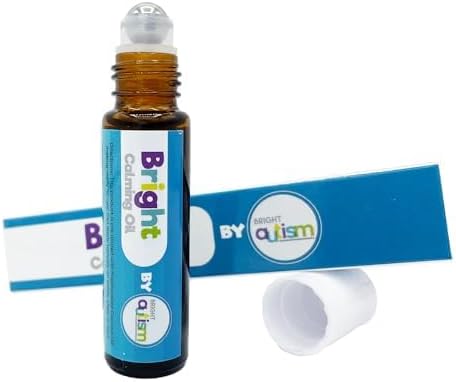 Bright Calming Oil by Bright Autism - Essential Kids Oil for Stress Relief - Natural Sleep Aid, Gentle Organic Blend Roll-On 10ml - Great Addition to Your Kids Sleep Routine.