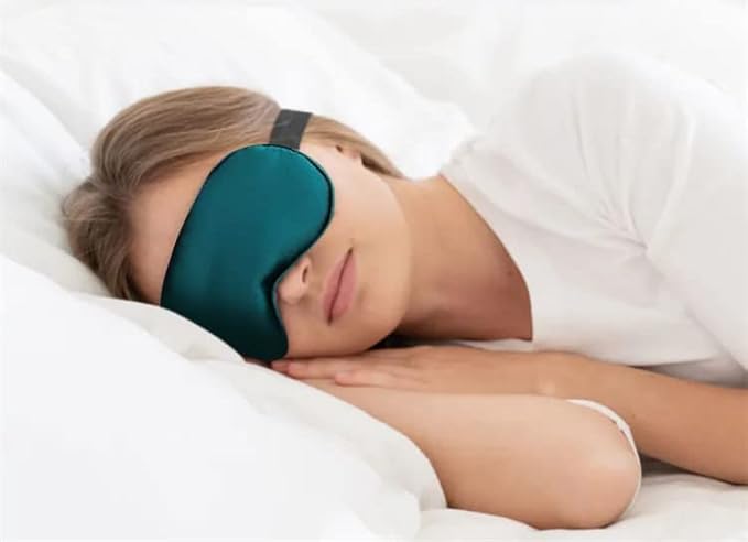 Heated Eye Mask, USB Eye Mask for Dry Eyes with Temperature & Timer Control, Warm Eye Compress Heating Pad for Sleep, Dry Eyes, Dark Circles, Puffy Eyes (Black)
