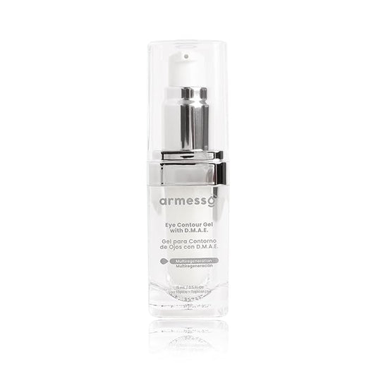 Armesso Eye Contour Gel with DMAE – Hydrates, Reduces Dark Circles & Bags, Improves Firmness – 0.5 Oz (15 ml)