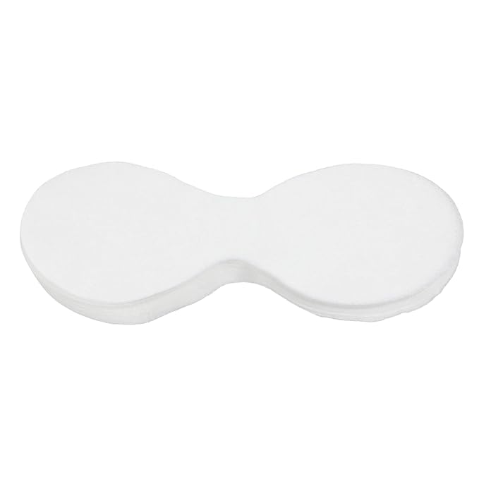 100 Pcs Disposable Non Woven Eye Care, Cotton Sheet Eye Mask Hygienic Eyelid Sheets, Clear Facials Patch Eye Pads For Dry Eyes for Skincare Spa Wrap Moisture Retention Beauty