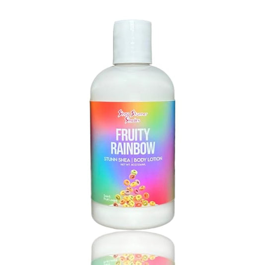 Shop Stunner Shades | Fruity Rainbow Nourishing Daily Lightweight Shea Butter Moisturizering Fruit Loops Scented Body Lotion, 8 fl oz