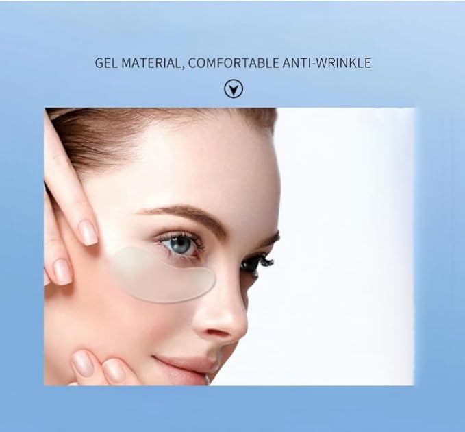 6 Pieces Silicone Eye Patches, Reusable Eye Wrinkle Patches For Dark Circles, Fine Lines, Wrinkles, And Puffiness.