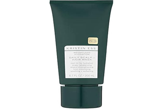 Kristin Ess Hair Weightless Hydration Daily Scalp + Hair Mask - Soothes Scalp, Hydrates Hair, Rebalancing Treatment, Frizz Minimizing, Vegan, Color & Keratin Safe, 6.7 fl oz