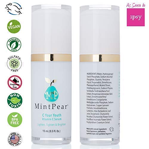 Vitamin C Serum for Face Facial Serum Anti Aging Wrinkle Reducer | Dark Circle, Fine Line & Sun Damage Corrector - Restore & Boost Collagen (15ml) Vitamin E, Essential Amino Acids |Airless PUMP