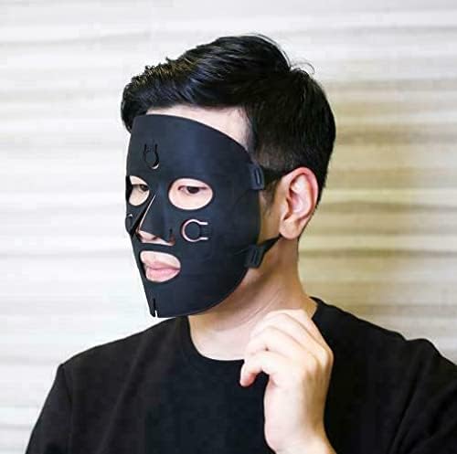 TheMogan Bandivita Facial Micro Galvanic Cell Silicon Mask Hydration 140% Absorption Skin Care Pink