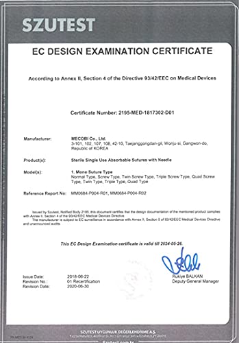 NeoGenesis PDO Mono Threads for Face and Body Lift 20PCS (31G X 12mm) (M3112)