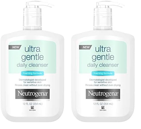 Neutrogena Ultra Gentle Daily Cleanser, 12 Ounce (Pack of 2)