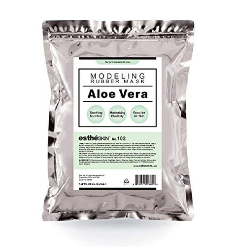 No.102 Aloe Vera Peel Off Type Modeling Rubber Mask Powder for Facial Skin Care Treatment, 35oz