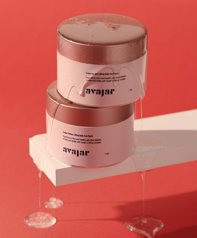 Avajar Perfect Lifting Daily Eye Patch (90 Pcs) – Anti-Aging K-Beauty Under Eye Hydrogel Masks with Collagen & Hyaluronic Acid for Puffiness, Wrinkles, Hydration & Firming Korean Skin Care