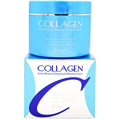 Enough Collagen Hydro Moisture Cleansing Massage Cream 10.14 fl oz / 300ml - Hydrating Facial Cleanser