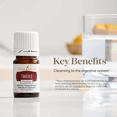 Thieves Vitality Essential Oil by Young Living, 5 Milliliters, Dietary