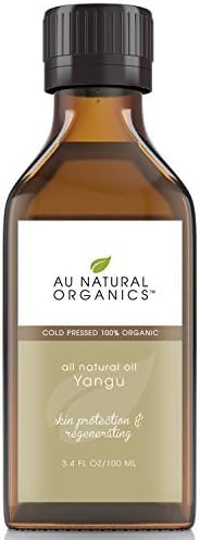 Yangu Oil for Sunburn Prevention, Skin Soothing, Redness & Peeling Skin - 100% Pure Cold Pressed, Natural UV Protection, Hydrating Moisturizer for Face & Body, Non-Greasy, 3.4oz