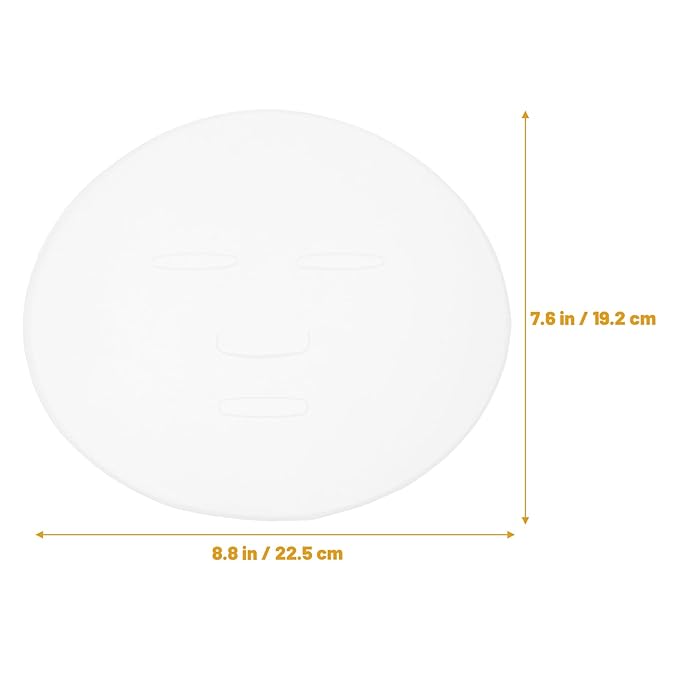 LEORX 2Pcs Face Mask Maker Plate Silicone Reusable Facemask Seaweed Mud Mask Making Mold Facial Care Makeup Tool for Women Lady