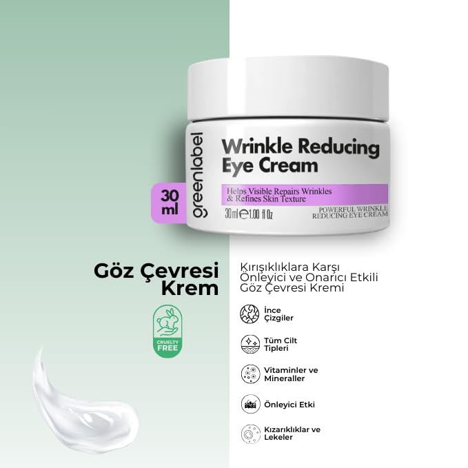 Eye Contour Anti-Wrinkle Care Cream Containing Hyaluronic Acid And Pomegranate Seed Extract 30 ml