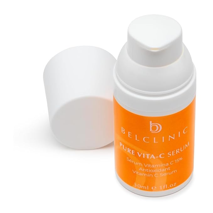 Pure Vita-C Serum – Brightening Vitamin C + Hyaluronic Acid + Vitamin E – Antioxidant Glow Booster for Radiant Skin, Anti-Aging, Hydration & Collagen Support – Vegan, 30ml