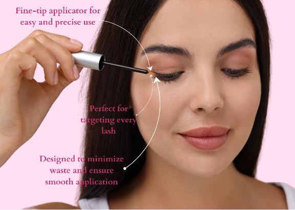 ORYA BEAUTY - Advanced Eyelash Growth Serum - Boosts Length, Thickness, & Strength with 100% Natural, Vegan Ingredients - Nourishes, Strengthens, & Irritation-Free Lashes for Fuller, Healthier Look