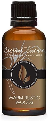 Eternal Essence Oils Warm Rustic Woods 30ml Premium Fragrance Oil - for Candle, Soap Making, Aromatherapy, Diffusers, Home Care, & Humidifiers