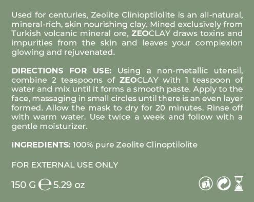 Face Mask - Pore Reducer - Detoxifying & Cleansing Clay Mask - 100% Organic - Spa Quality