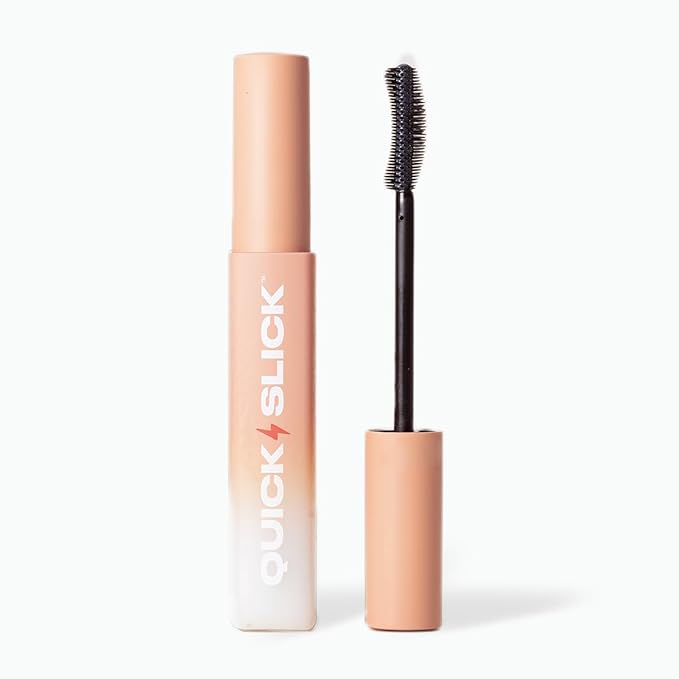 INH Hair Mascara for Flyaways | Quick Slick Hair Finishing Stick for Flyaways, Frizz Control, & Slick Back Look | Non Greasy & Non Comedogenic Smoothing Serum & Frizz Tamer Wand | Peach Tart, 18ml