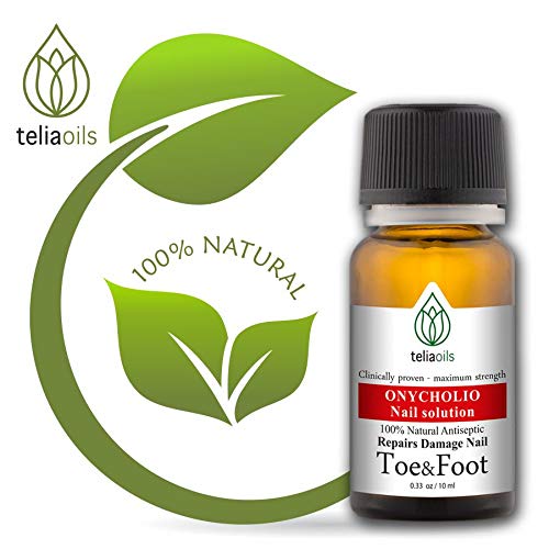 Teliaoils Oregano Healthy Nails Synergy Oil Blend - Maximum Strength Repairing Oil For Toenail Conditions, Discoloration, Yellow Brittle Nails - Natural Solution For Thick, Strong Nails - 0.33 Oz