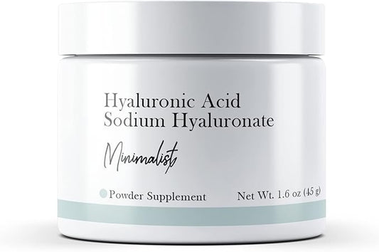 Minimalist Hyaluronic Acid (1.6 oz) Sodium Hyaluronate, Powder, Dietary Supplement