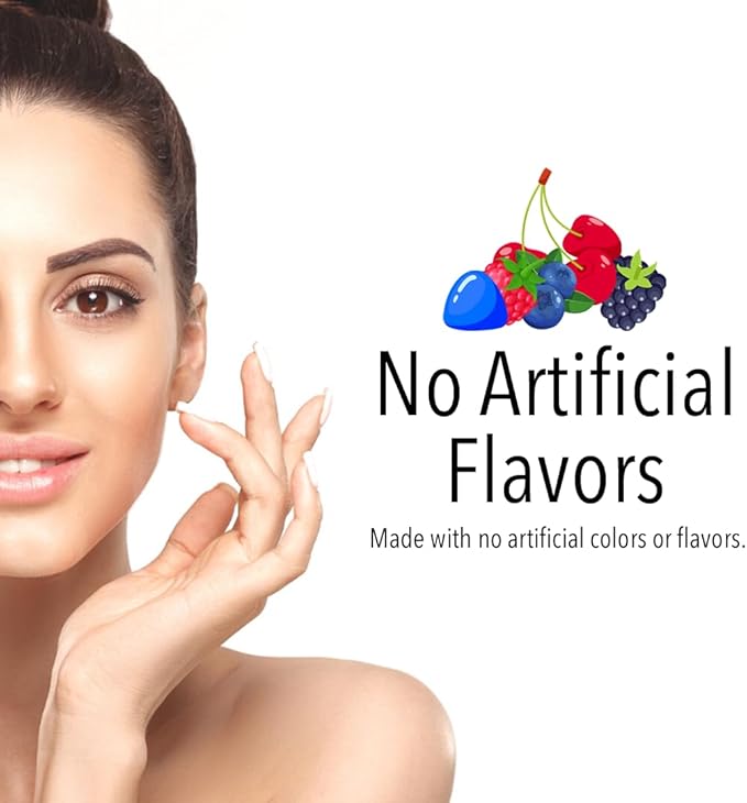 VitaGlobe Biotin 5000mcg Gummy - Mixed Berry Gummy for Hair, Skin & Nails, 80 Count (Pack of 2)