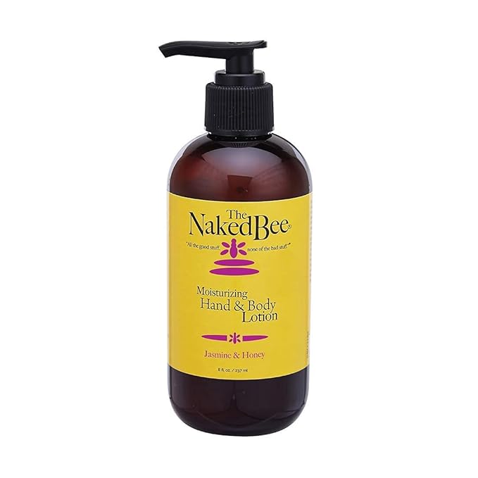 The Naked Bee Lavender & Beeswax Absolute Hand and Body Lotion 6.7oz + Jasmine & Honey Moisturizing Hand & Body Lotion 8oz