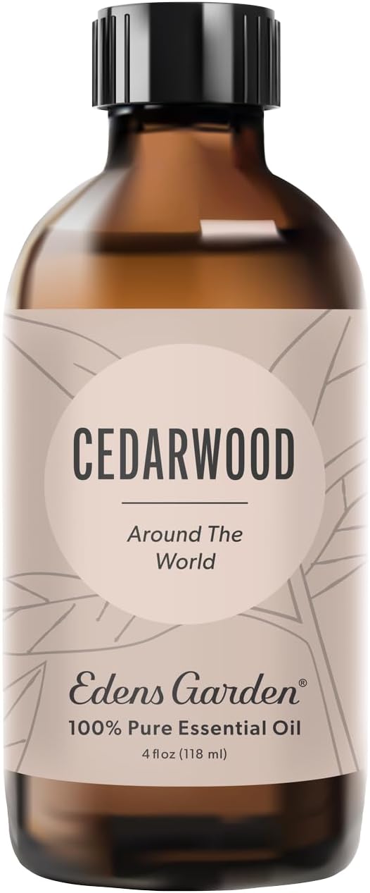Edens Garden Cedarwood Around The World Essential Oil- 100% Pure Premium Grade, Undiluted, Natural, Therapeutic, Aromatherapy, The Best for Diffuser, Skin, Face, Hair 118 ml (4 fl oz)
