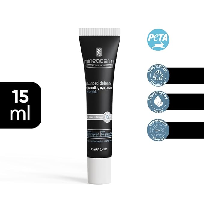 Advanced Rejuvenating Eye Cream for Dark Circles and Puffiness – Anti-Aging Eye Treatment with Peptides Stem Cells and Shea Butter – Firms Smooths and Hydrates Under Eye Area