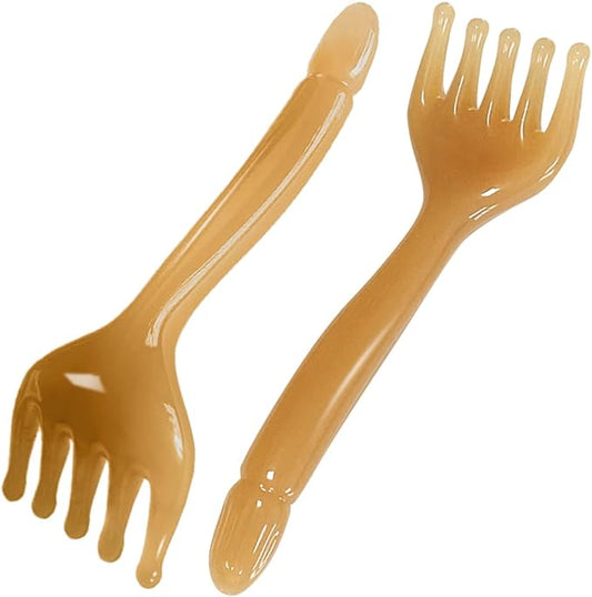 Head Massager Scalp Massage Tool - Resin Back Scratcher for Men Women - Manual Lymphatic Drainage Massager for Foot Neck Back Leg Hand - Hair Scalp Massager Gua Sha Comb for Soothing Head Massage 2PC