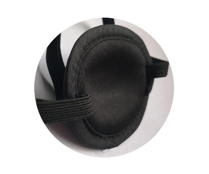 Black Eyepatch-Comfortable Adjustable Concave Shape Single Eye Mask Amblyopia Corrected Visual Acuity Recovery Eye Patch Mask Cover Pads for Lazy Eye/Amblyopia/Strabismus Recovery size S for Kids